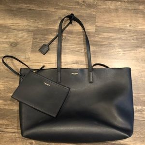 Saint Laurent large shopping tote bag